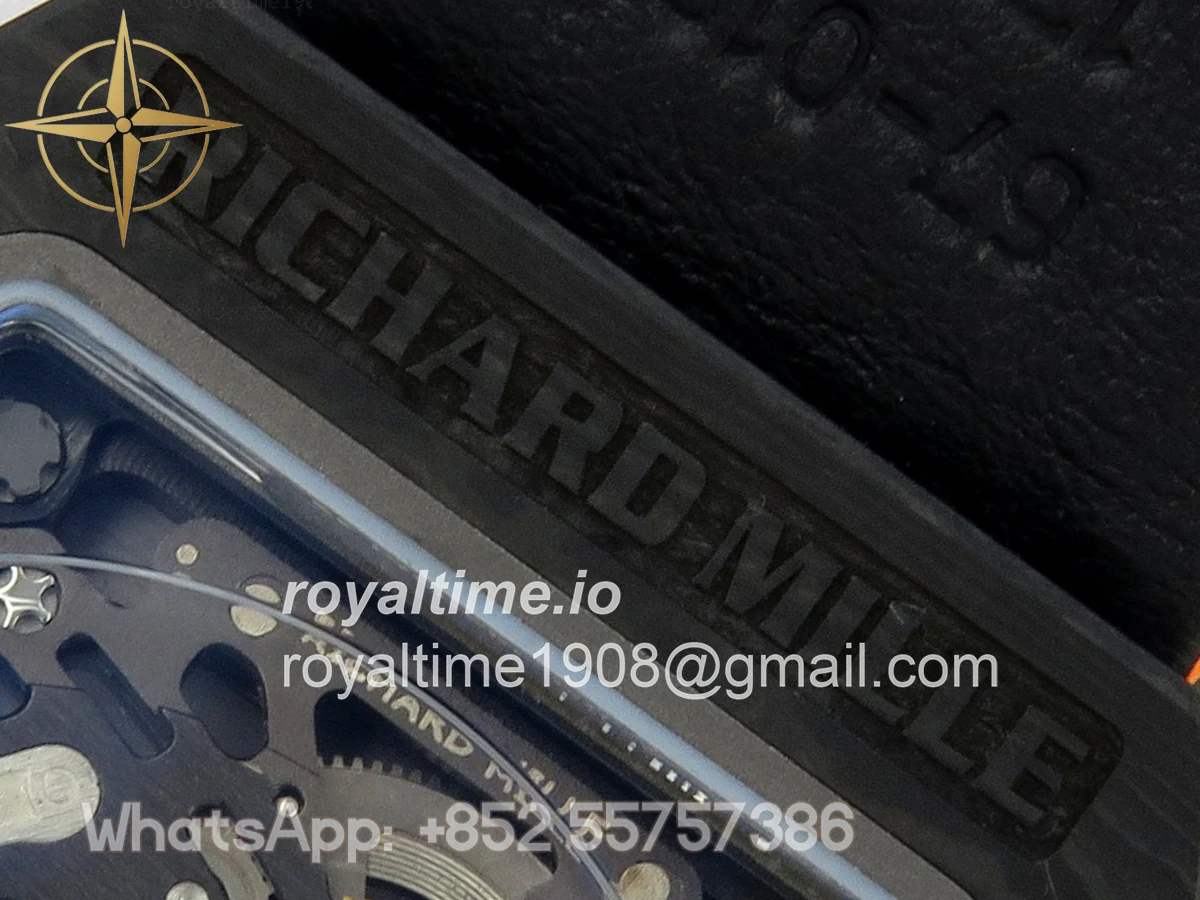 Richard Mille Umi Maker's RM67-02 Black NTPT McLaren Orange Skeleton Dial on Nylon strap CRMA7 V2 - Image 17