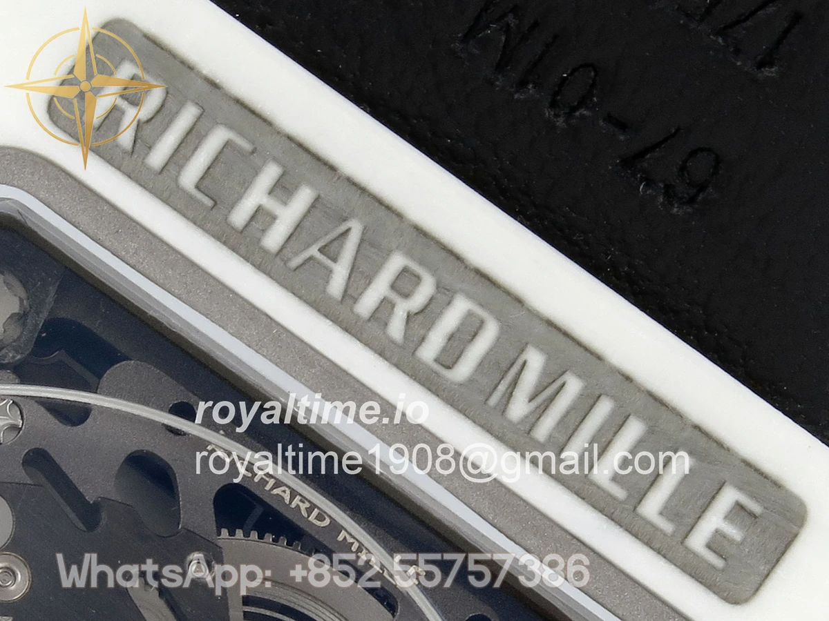 Richard Mille AVF RM67-02 France White NTPT Spain Skeleton Dial on Blue Elastic strap CRMA7 - Image 17