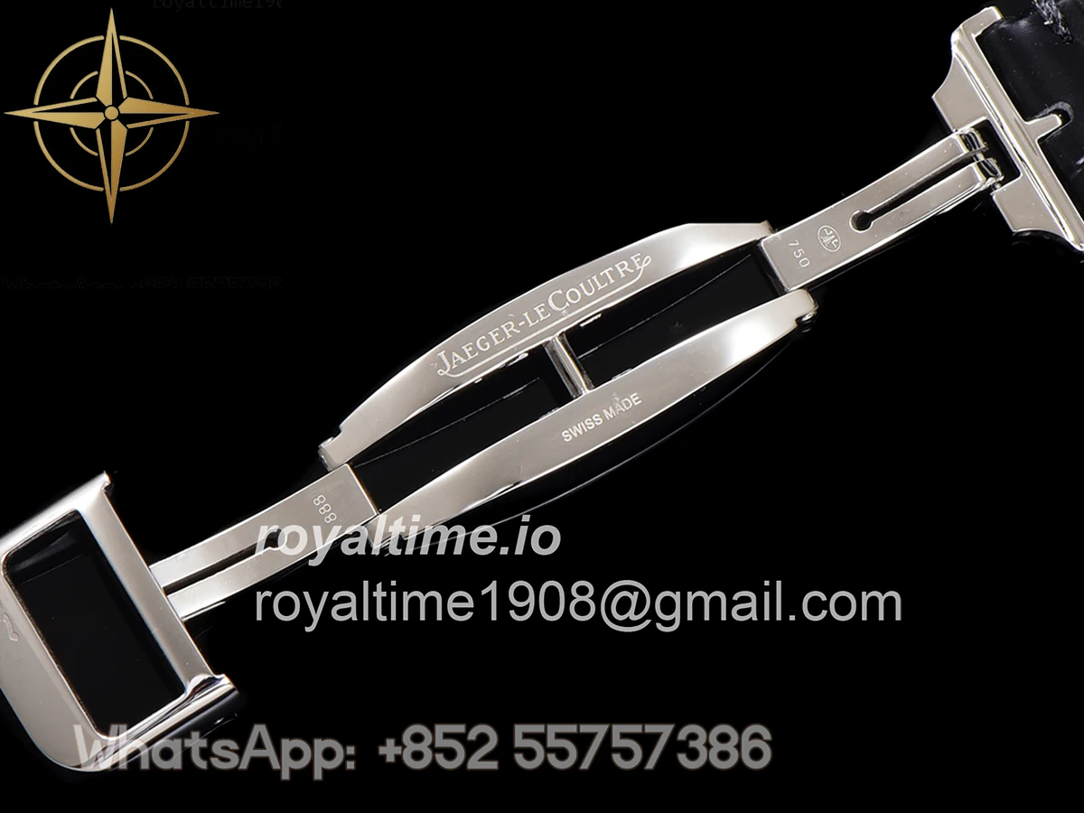 Jaeger-LeCoultre Master Ultra Thin Tourbillon White Dial with Diamond Bezel in White Gold - Image 17