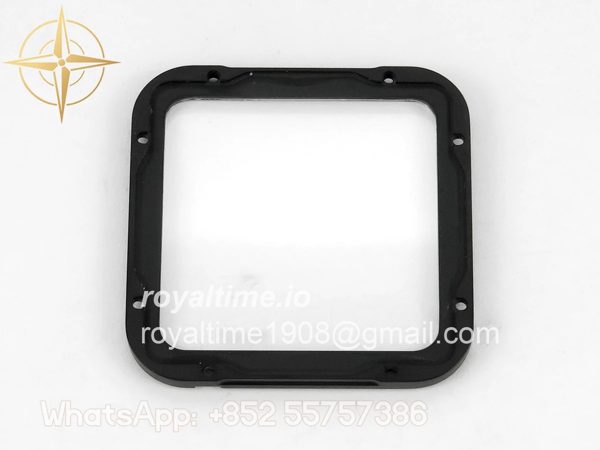 Cartier Santos de Cartier Skeleton PVD MLF Skeleton Dial on Black Leather Strap 9612MC - Image 17