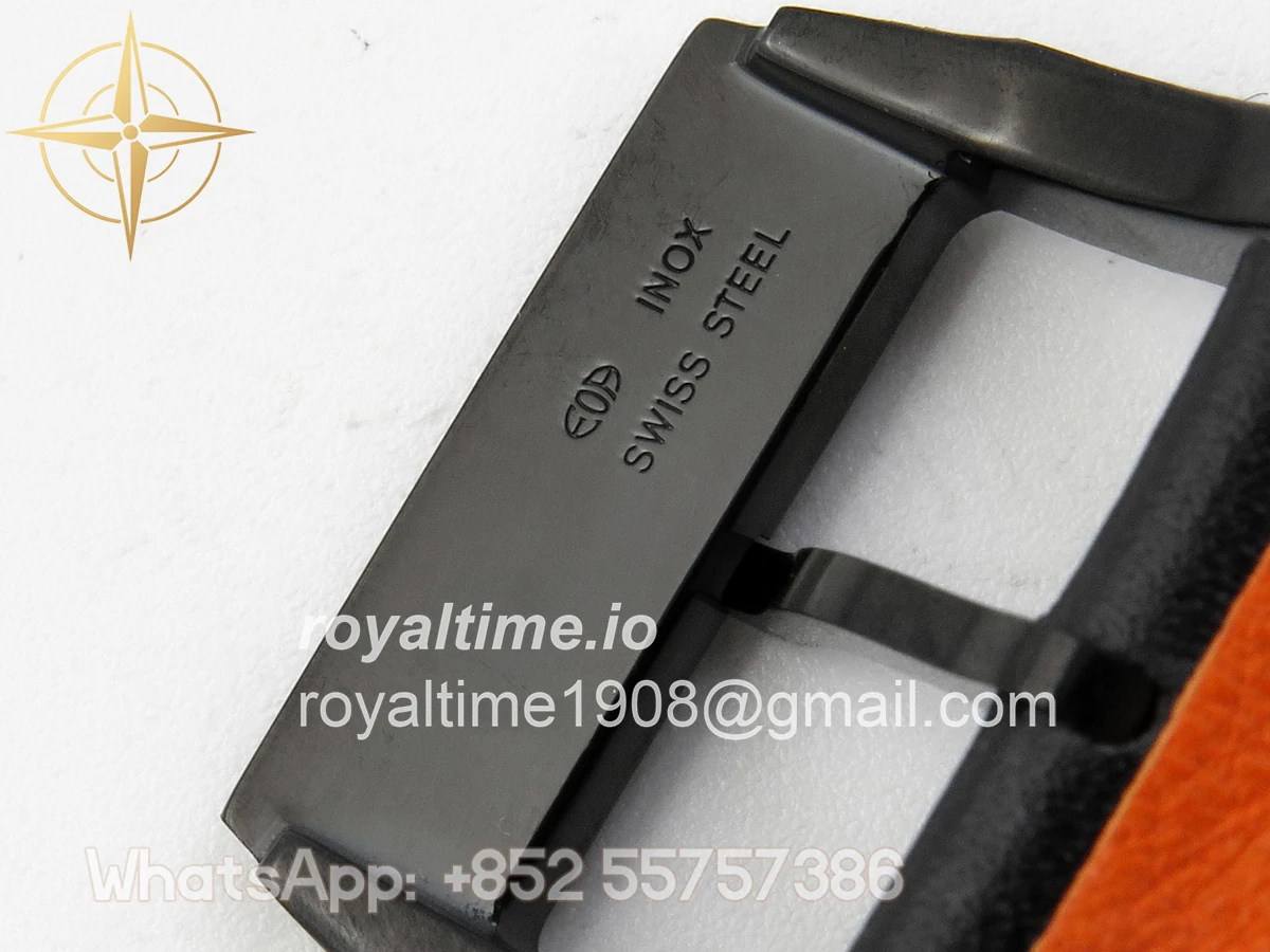 IWC Big Pilot 43 Tourbillon PVD RMSF Whtie Dial on Black Leather Strap - Image 17