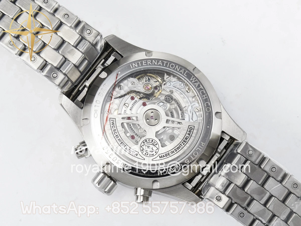 IWC Pilot’s Watch IW388107 BLSF Performance Chronograph 41mm Chinese New Year Special Edition SS Red Dial On Stainless steel bracelet A7750 to 69385 - Image 17