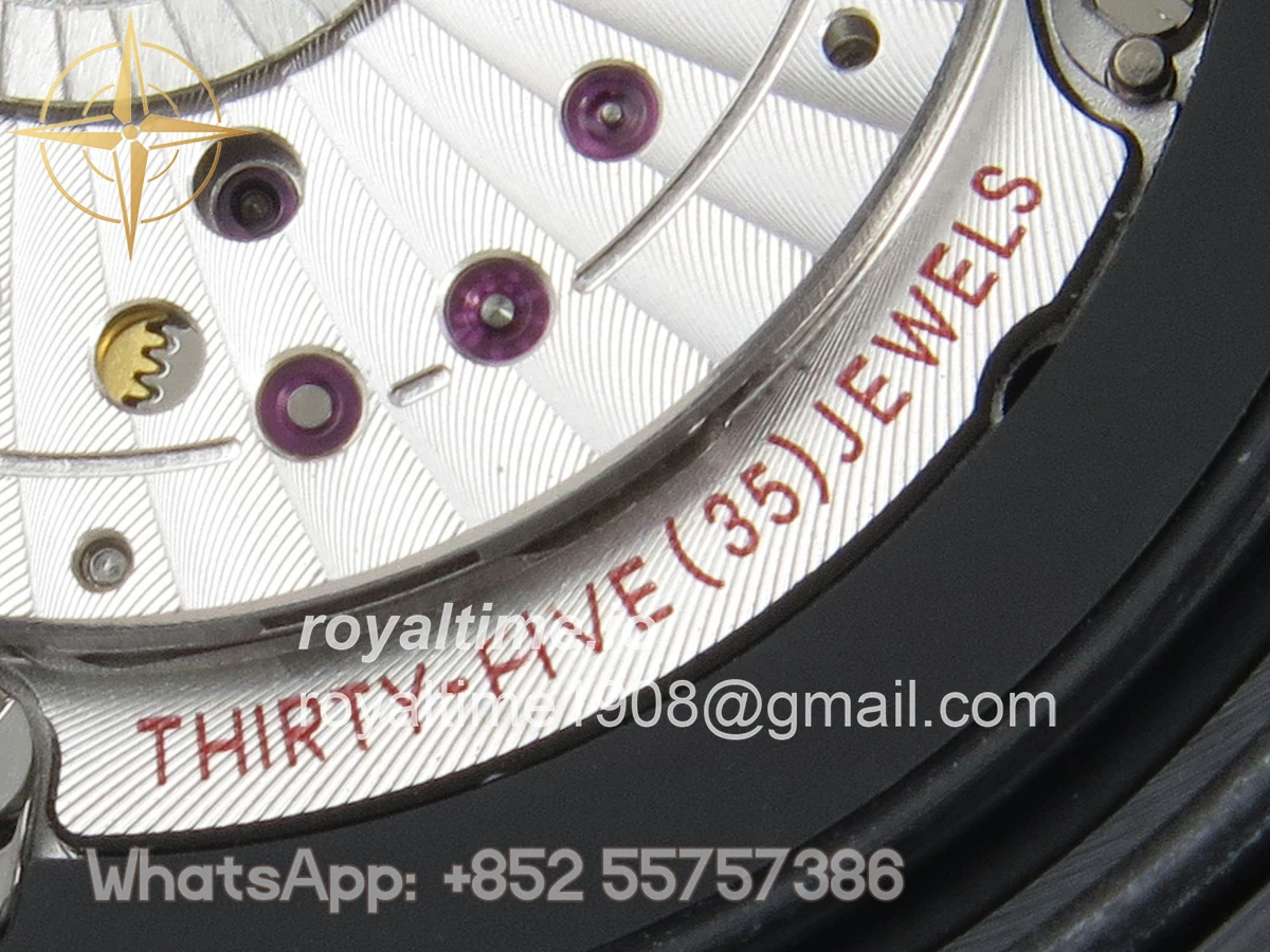 Omega Seamaster Diver 300M Black Ceramic Bezel ORF All Black Dial On Black Rubber Strap OR8806 - Image 17