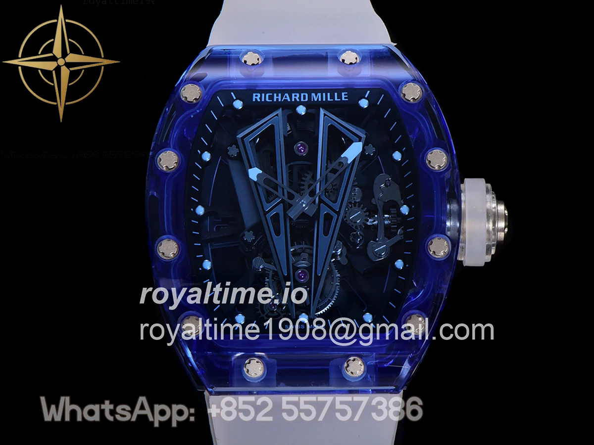 Richard Mille RM 027-01 Tourbillon Blue Sapphire - Image 17