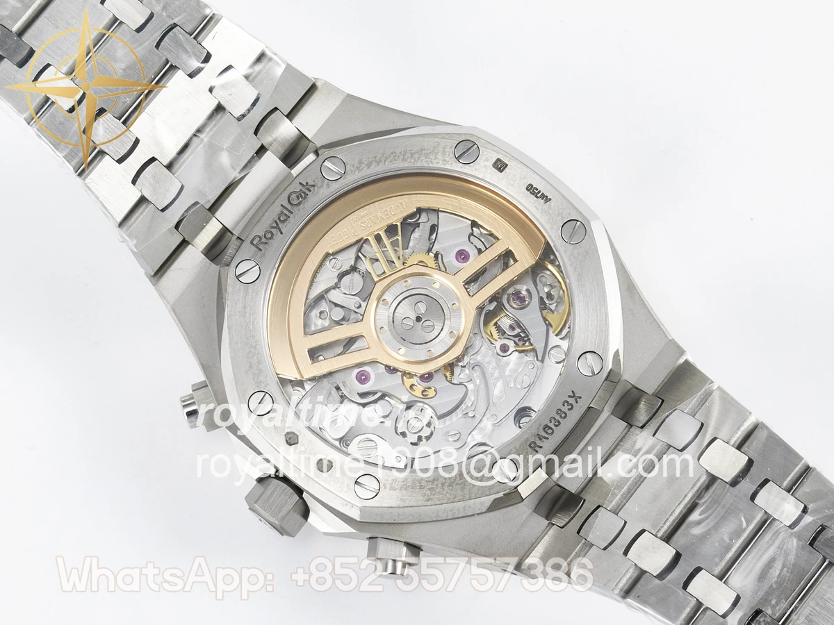 Audemars Piguet Royal Oak Chrono 26240 Frosted SS APSF Gray/Black Dial on Bracelet SA4401 - Image 17
