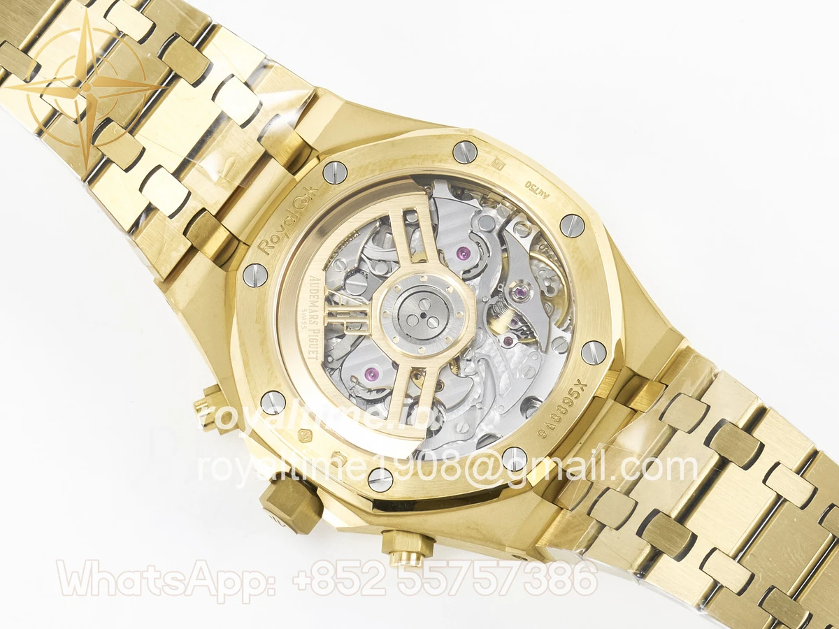 Audemars Piguet Royal Oak Chrono 26240 Frosted YG APSF YG Dial on Bracelet SA4401 - Image 17