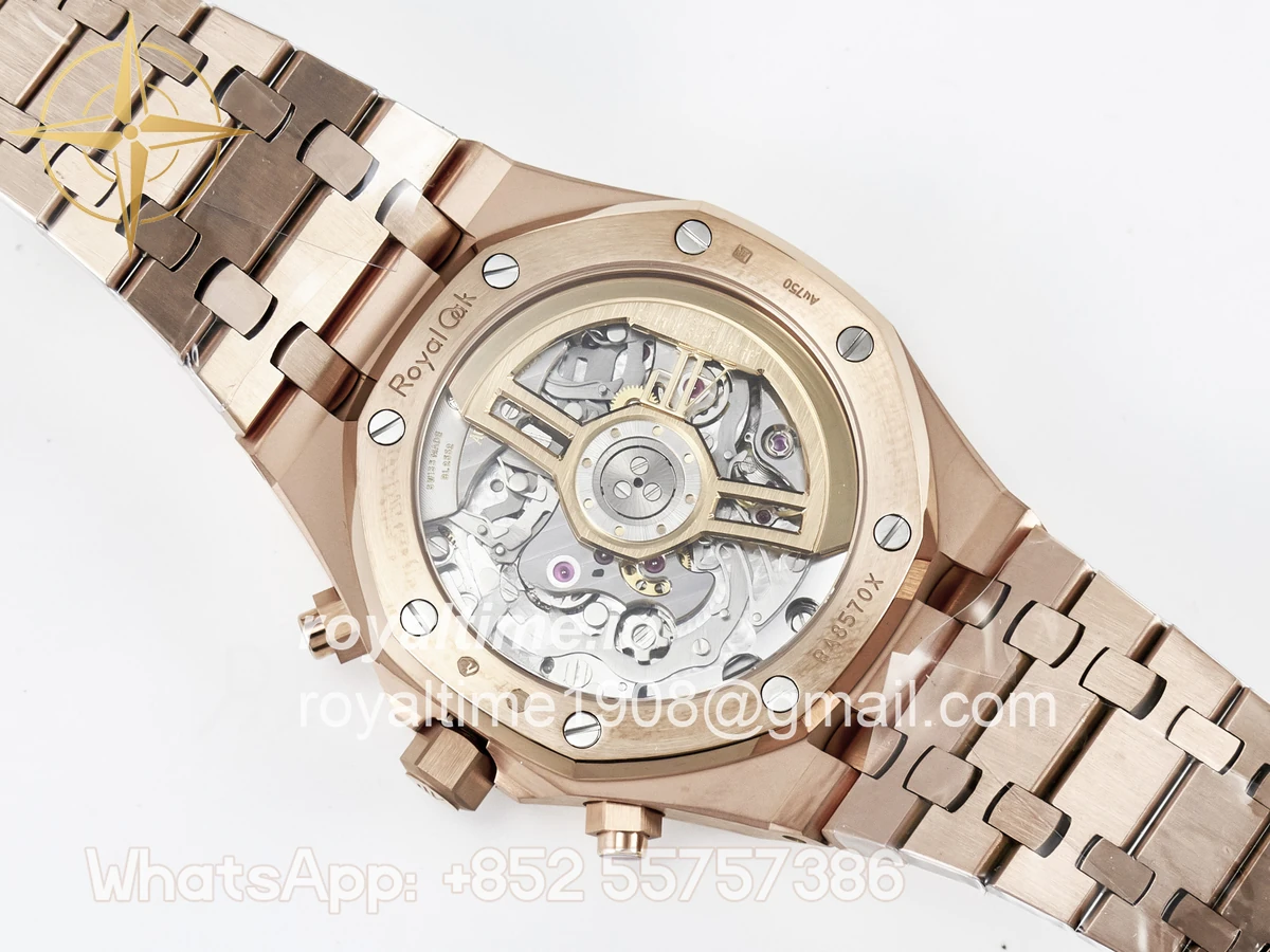 Audemars Piguet Royal Oak Chrono 26240 RG APSF Blue Dial on RG Bracelet SA4401 - Image 17