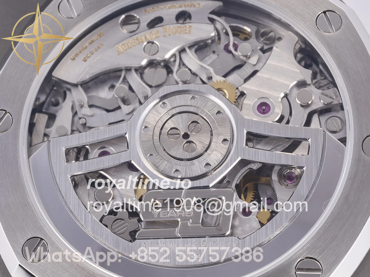 Audemars Piguet Royal Oak Chrono 26240 SS DDF Black Dial on Black Rubber Strap DD4401 (50th Anniversary) - Image 17