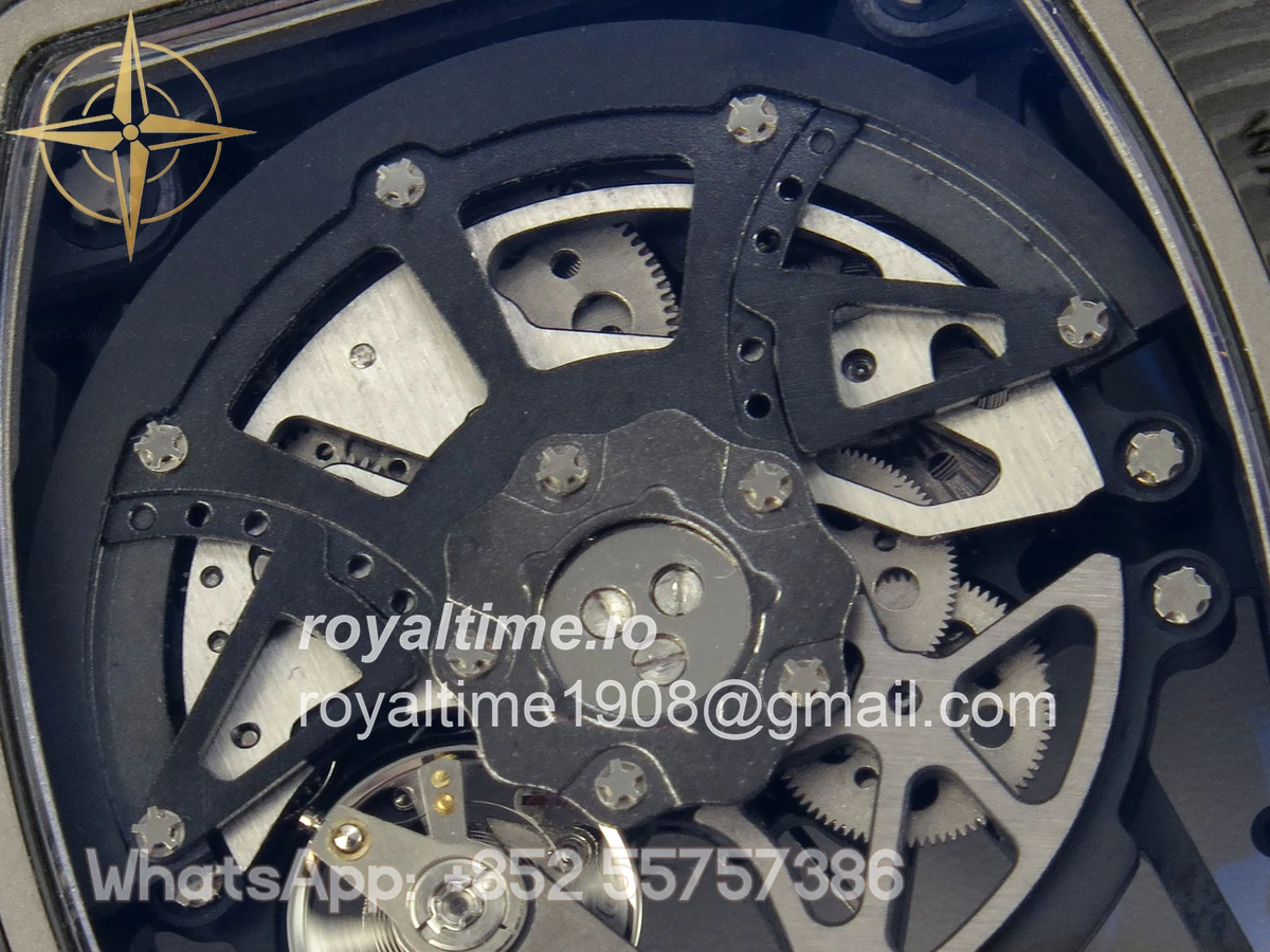 Richard Mille RM035-02 NTPT ZF Skeleton Dial on Red Rubber Strap RMAL1 V7 - Image 17