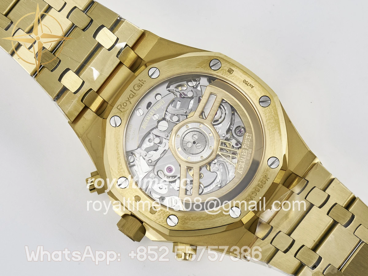 Audemars Piguet Royal Oak Chrono 26240 YG APSF YG Dial on YG Bracelet SA4401 - Image 17