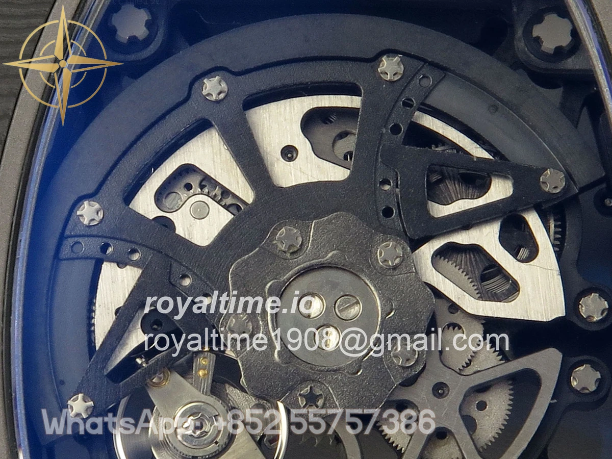 Richard Mille RM035-02 NTPT ZF Skeleton Dial on White Rubber Strap RMAL1 V7 - Image 17