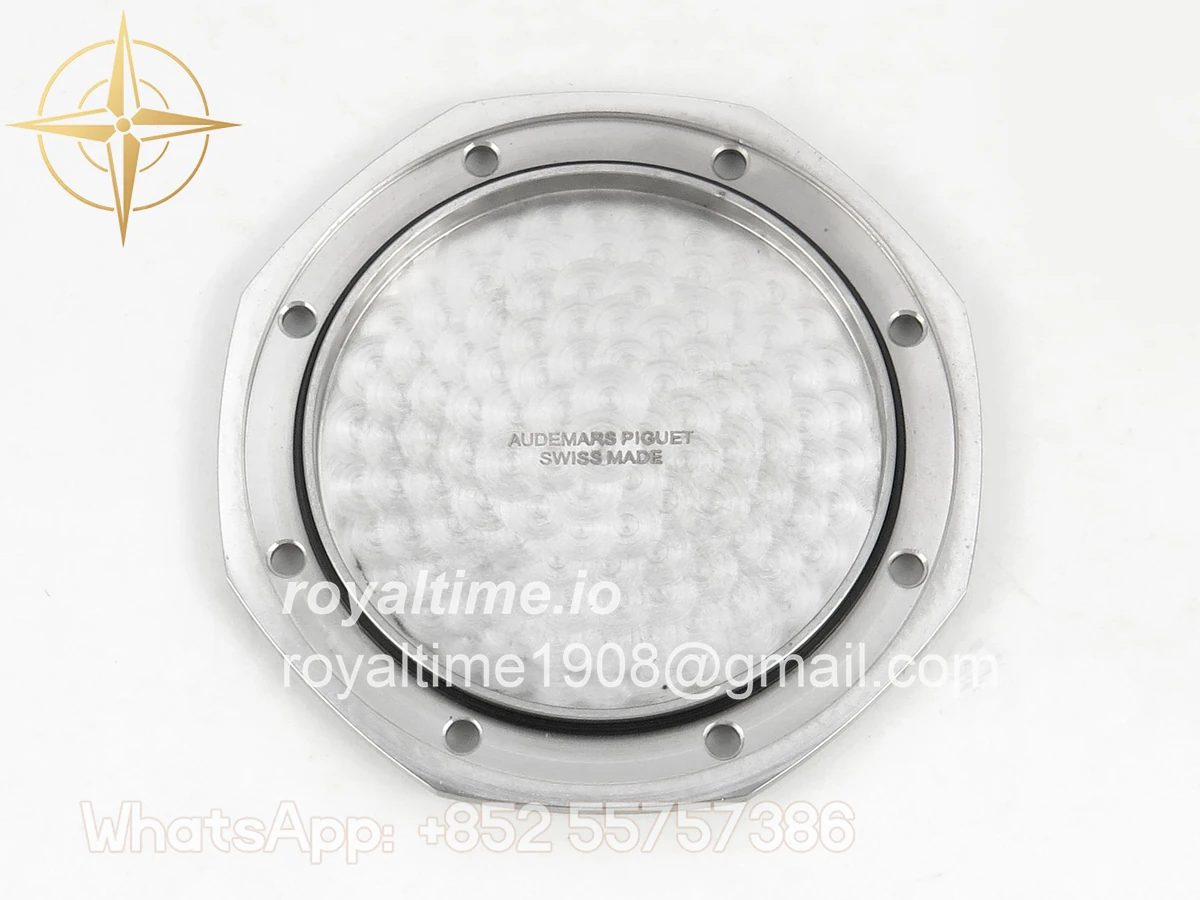 Audemars Piguet Royal Oak Chrono 26331 Frosted SS APSF Blue/White Dial on Bracelet A2385 - Image 17