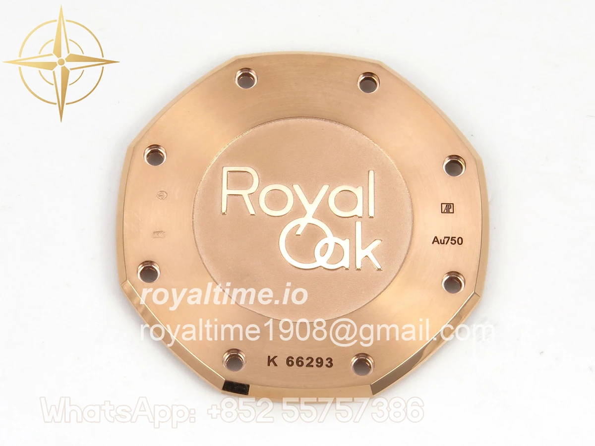 Audemars Piguet Royal Oak Chrono 26331 RG APWF Blue/RG Dial on Brown Leather Strap A2385 - Image 17