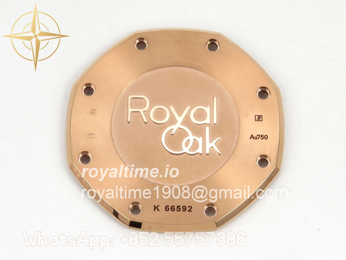 Audemars Piguet Royal Oak Chrono 26331 RG APWF Brown/RG Dial on Brown Leather Strap A2385 - Image 17