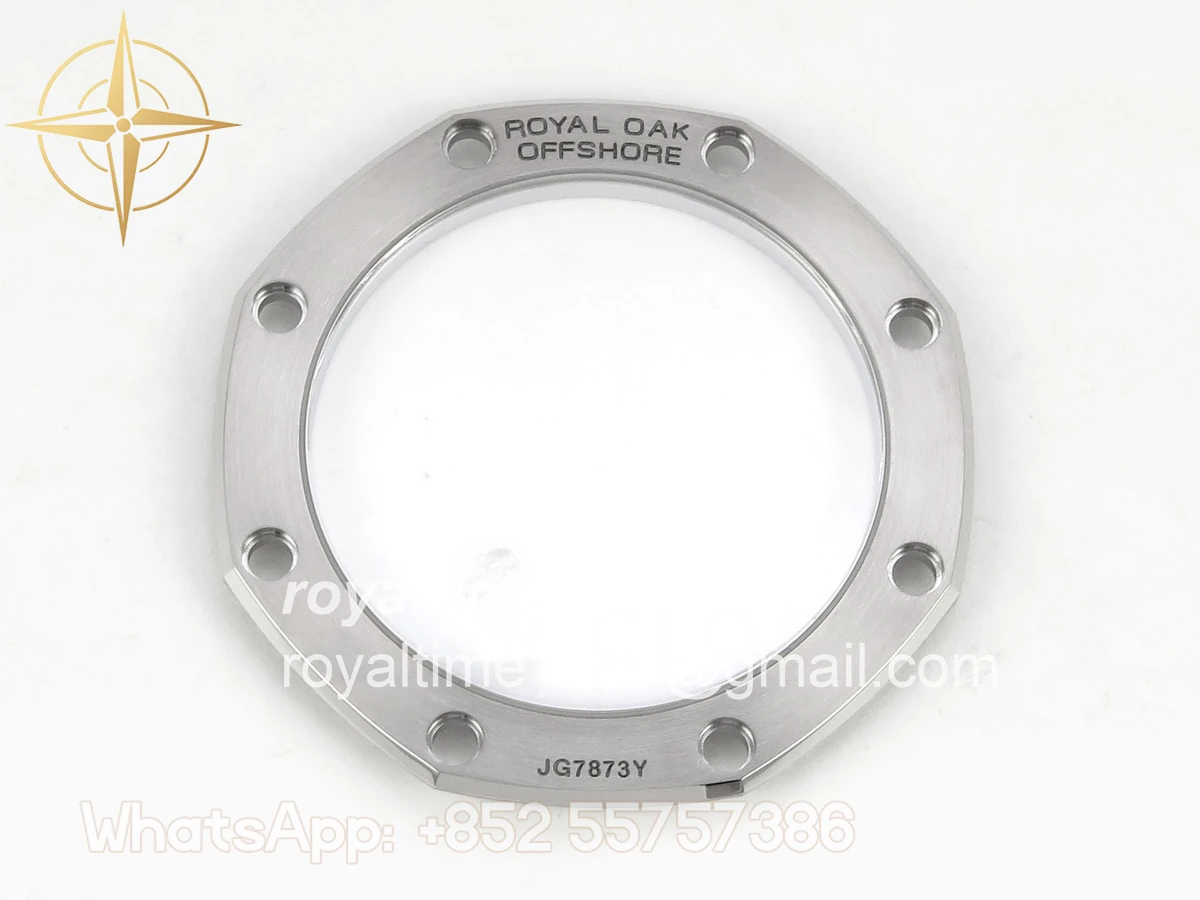 Audemars Piguet Royal Oak Offshore 43mm 26420 Ceramic Bezel SS DDF Blue Dial On Blue Rubber Strap DD4401 - Image 17