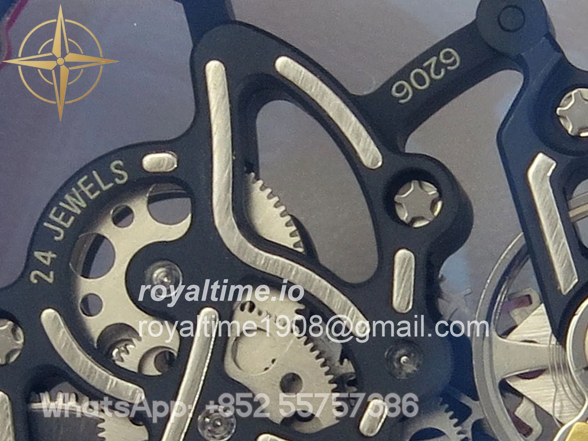 Richard Mille RM055 Black Ceramic APSF on Red Inner Bezel on Red Rubber Strap RMUL2 - Image 17