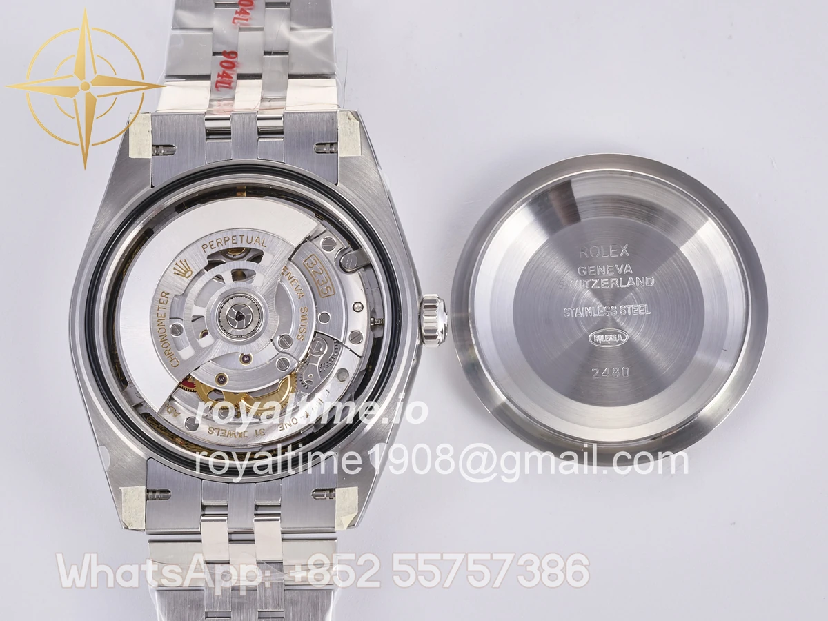 Rolex DateJust 41 126334 Clean Plus 904L Steel Black Diamonds Dial on Jubilee Bracelet JH3235 (Free Sprung) - Image 17