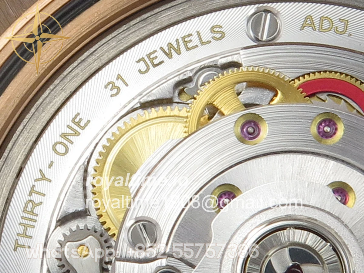 Rolex Day Date 40 RG TMF White Roman Dial on President Bracelet VR3255 (Weighted) 208g - Image 18