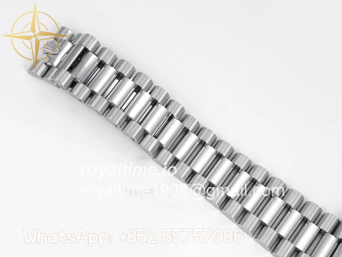 Rolex Day Date 40 SS 228239 QF Green Ombre Roman Dial on President Bracelet A2836 V6 (200g) - Image 18