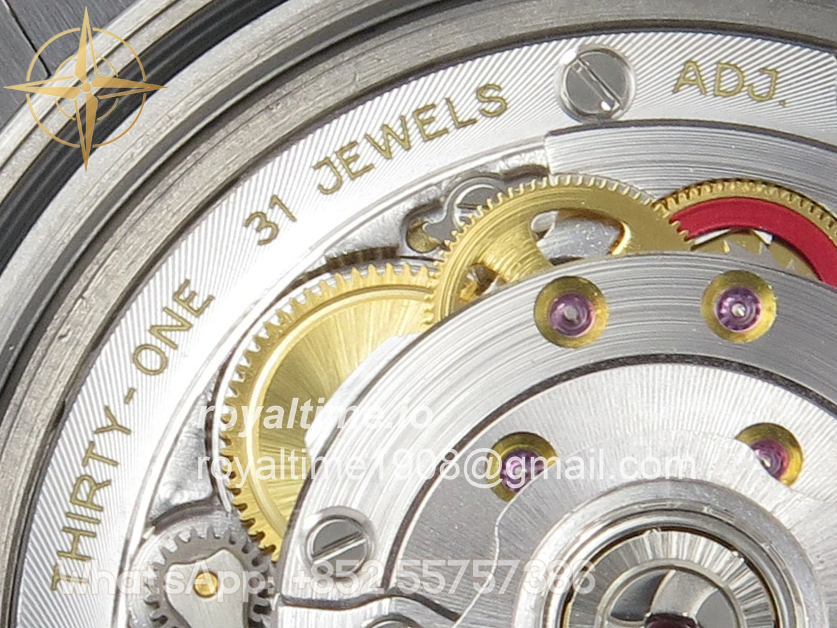 Rolex Day Date 40 SS TMF Black Crystal Dial on President Bracelet VR3255 (Weighted) 208g - Image 18