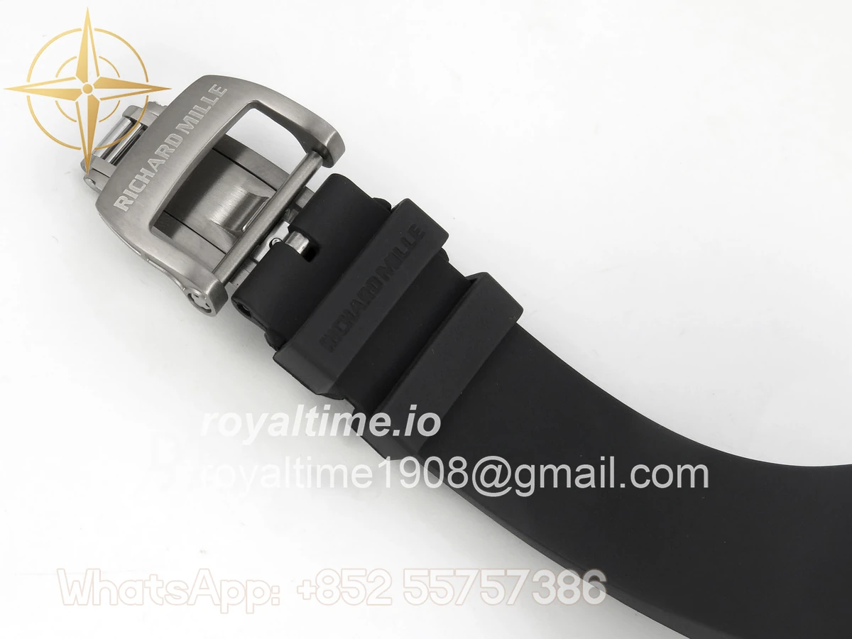 Richard Mille RM061-01 Yohan Blake White NTPT RF on Black Rubber Strap RMUL2 - Image 18