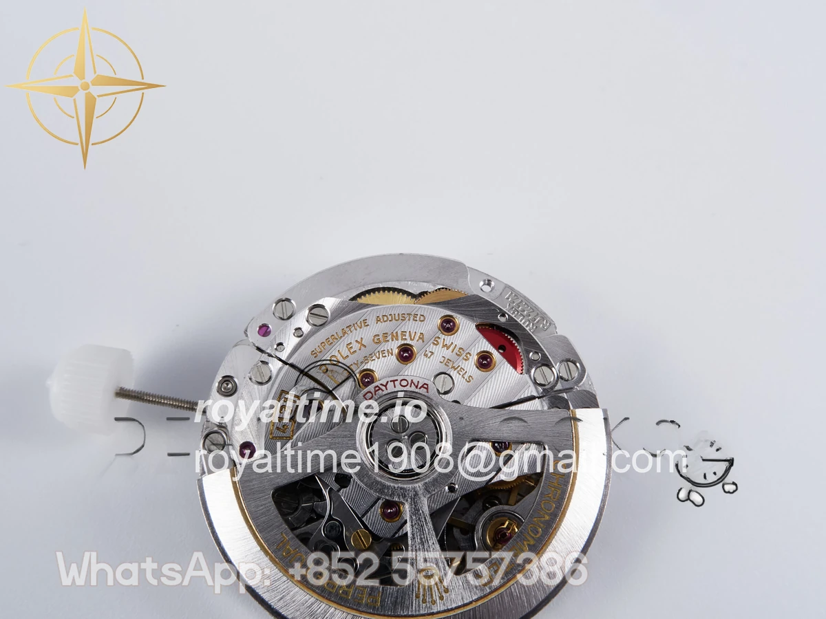 Rolex Daytona 126500 UFO 904L Steel Black Dial on SS Bracelet UF4131 (Free Sprung) - Image 18