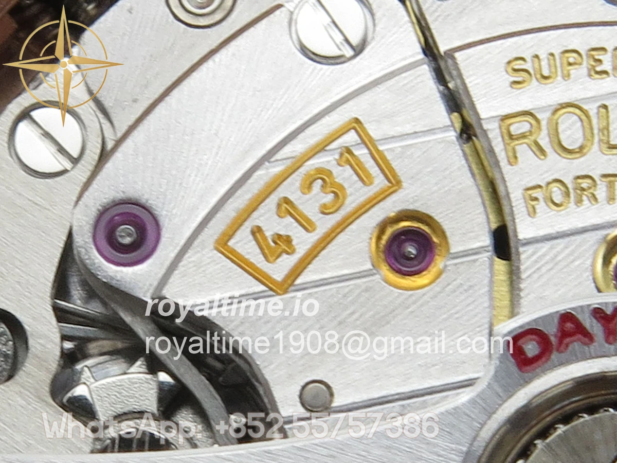 Rolex Daytona 126515 ARF Black/RG Diamonds Dial on Oysterflex Strap DD4131 V2 (Weighted) - Image 18