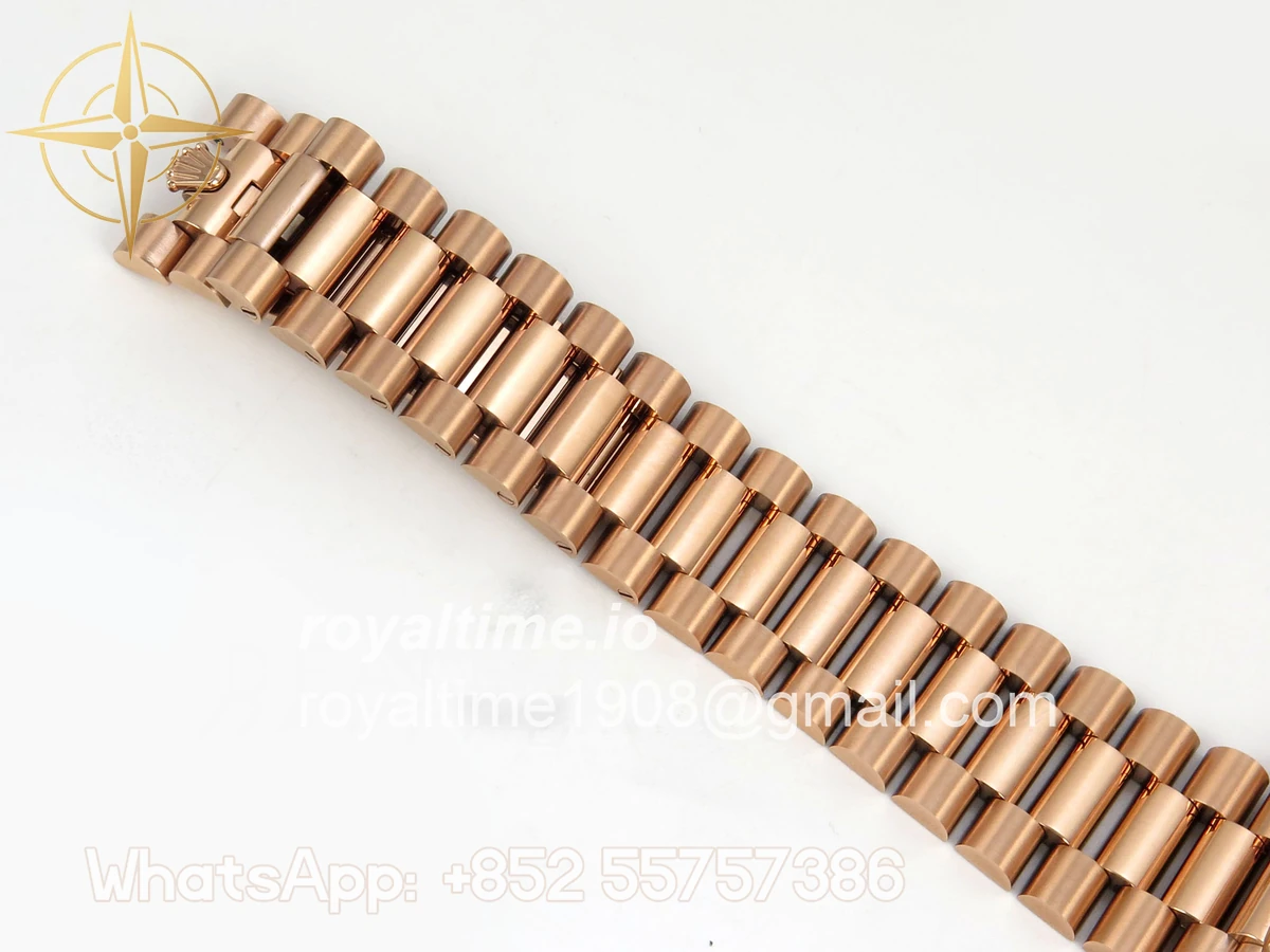 Rolex Day Date 40 RG 228235 QF Gray Roman Dial on President Bracelet A2836 V6 (200g) - Image 18