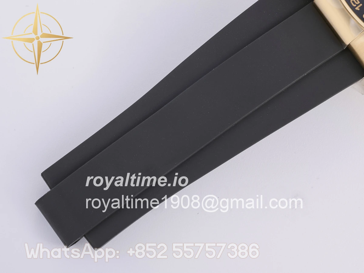 Rolex Daytona 126518 3BF YG/Black Dial Sticks Markers on Oysterflex Strap Weighted 160g - Image 18