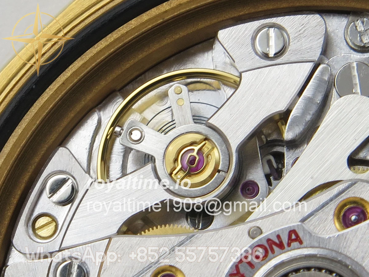 Rolex Daytona 126518 TMF YG/Black Dial on Oysterflex Strap SH4131 (Weighted) - Image 18