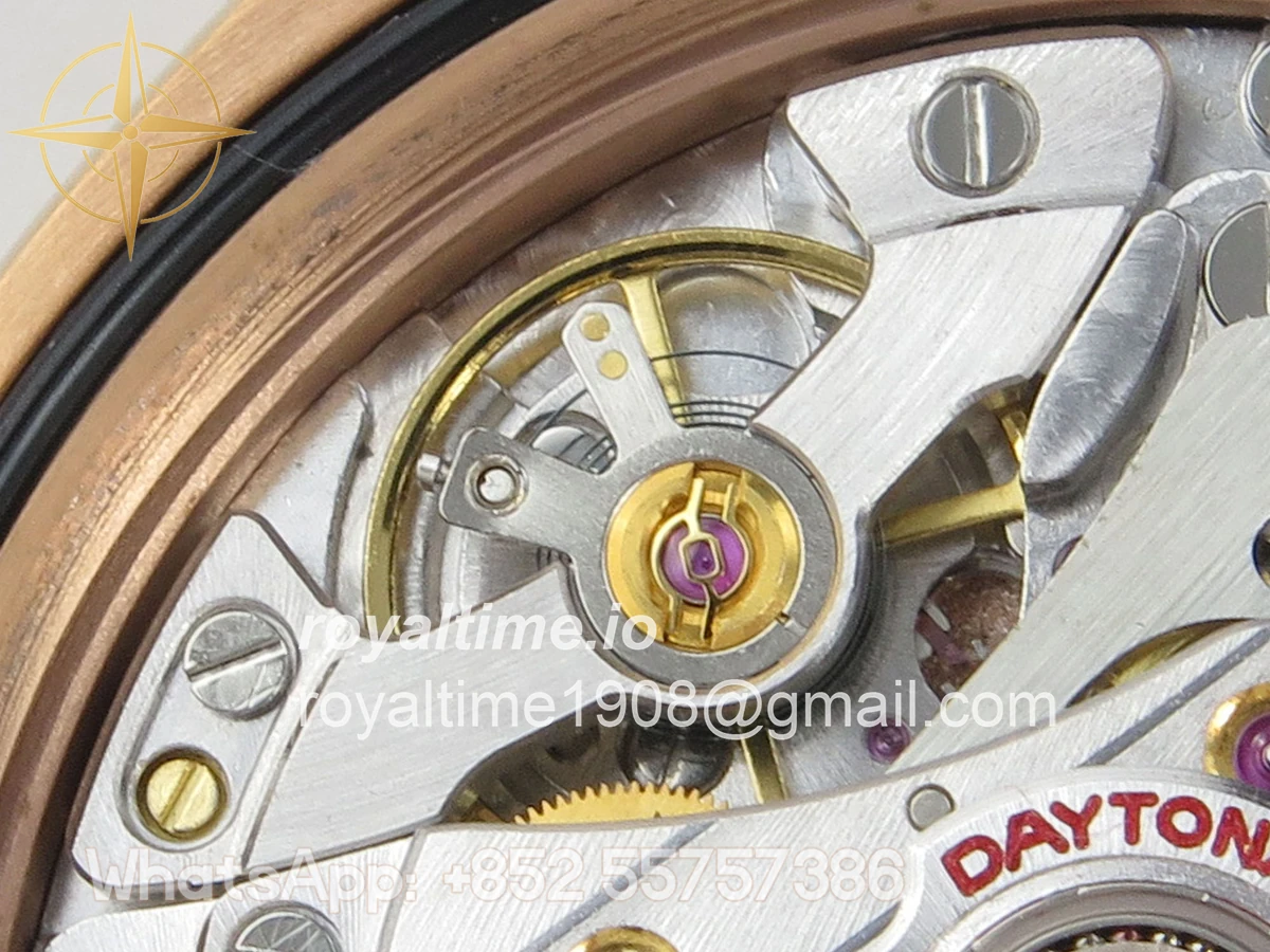 Rolex Daytona 126515 RG Clean Plus 904L Steel RG/Black Dial on Oysterflex Strap DD4131 - Image 18