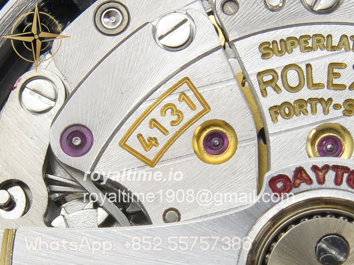 Rolex Daytona 126519 ARF Black/Silver Diamonds Dial on Oysterflex Strap DD4131 V2 (Weighted) - Image 18