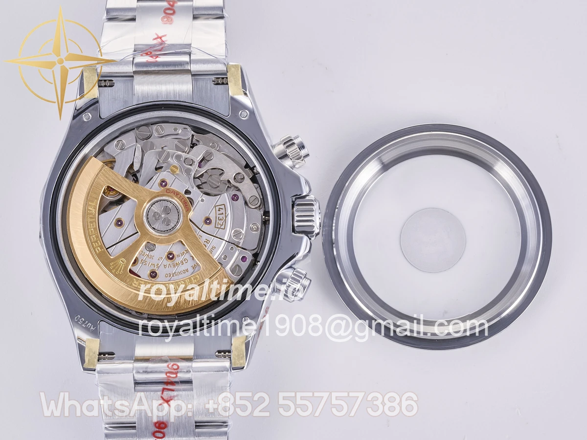 Rolex Daytona 126529 LN Le Mans QF on SS Bracelet JH4132 Free Sprung (Weighted) 175g - Image 18