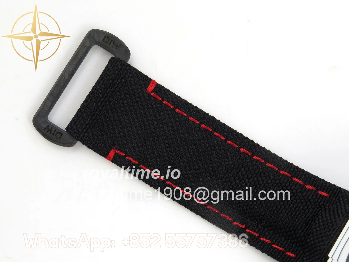 Rolex Daytona DIW Ferrari White Carbon DIWF White Italy Dial on Black Nylon Strap DD4801 - Image 18