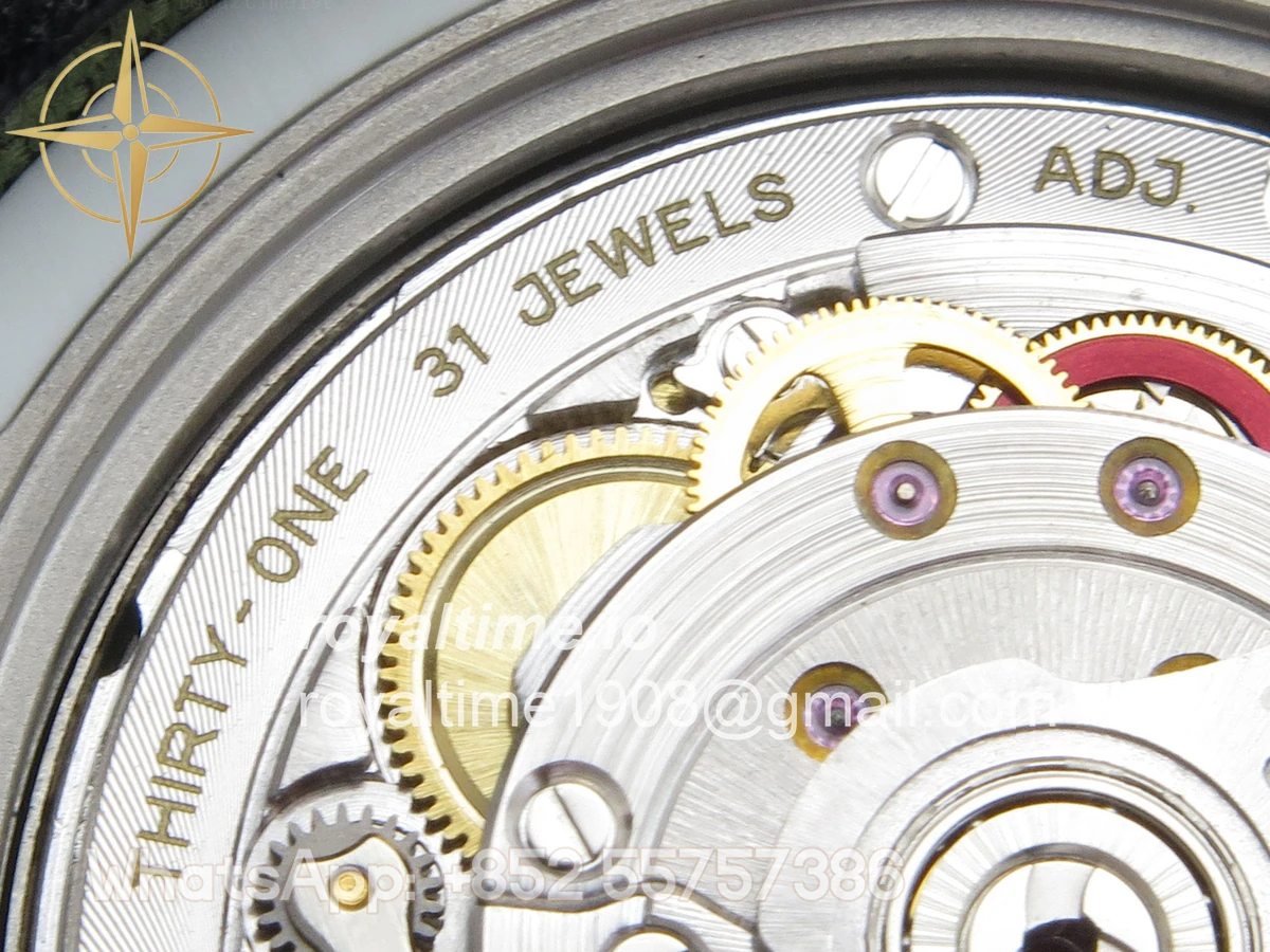 Rolex GMT Master DiW "VERDANT GRAY" DIWF on Green Nylon Strap VR3285 - Image 18