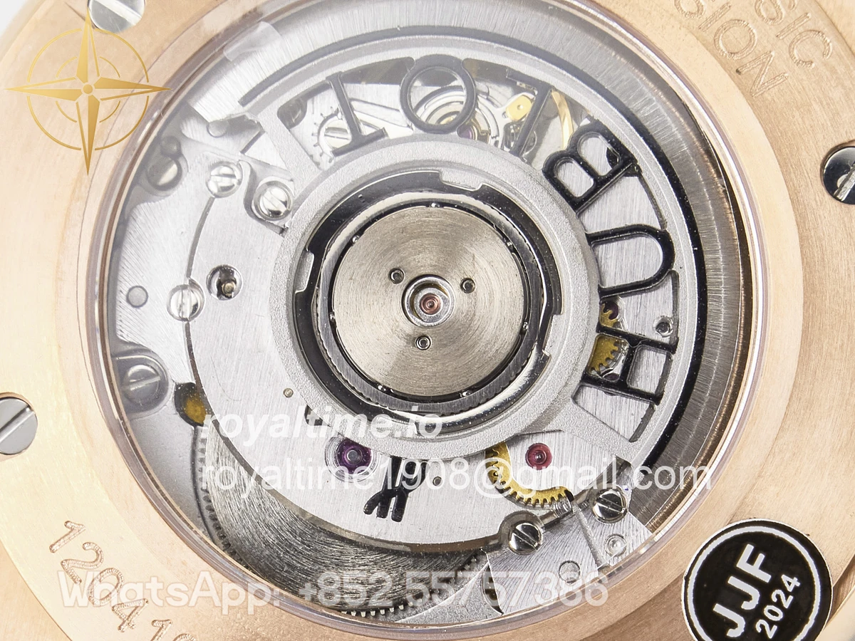 Hublot Classic Fusion 42mm RG JJF Blue Dial on Blue Gummy Leather Strap - Image 18