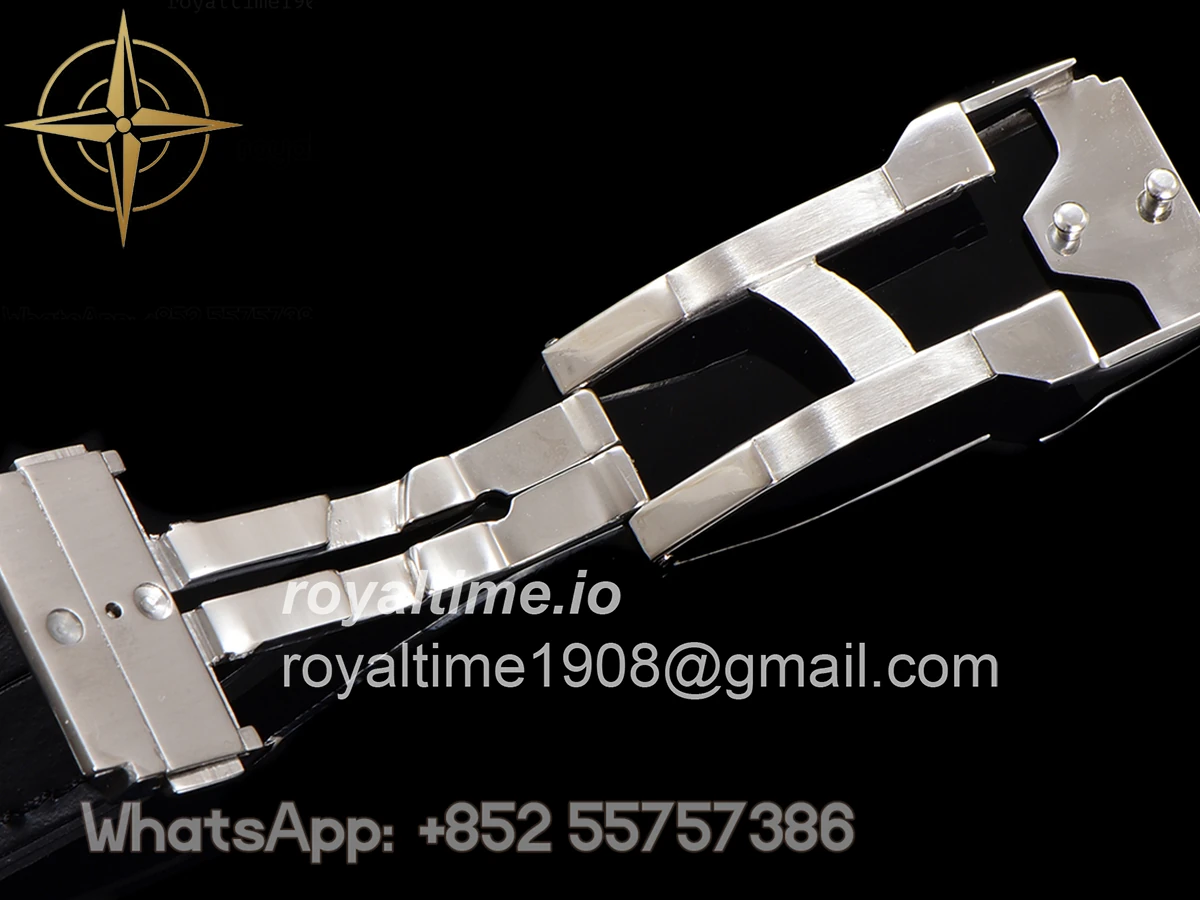 Hublot Classic Fusion Automatic 42mm Diamond Paved Dial in Steel on Black Leather Strap - Image 18