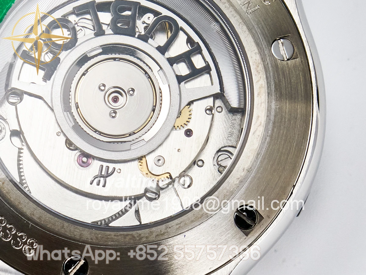 Hublot Classic Fusion Bang 42mm HBF Green Dial on Green Leather Strap A2892 - Image 18
