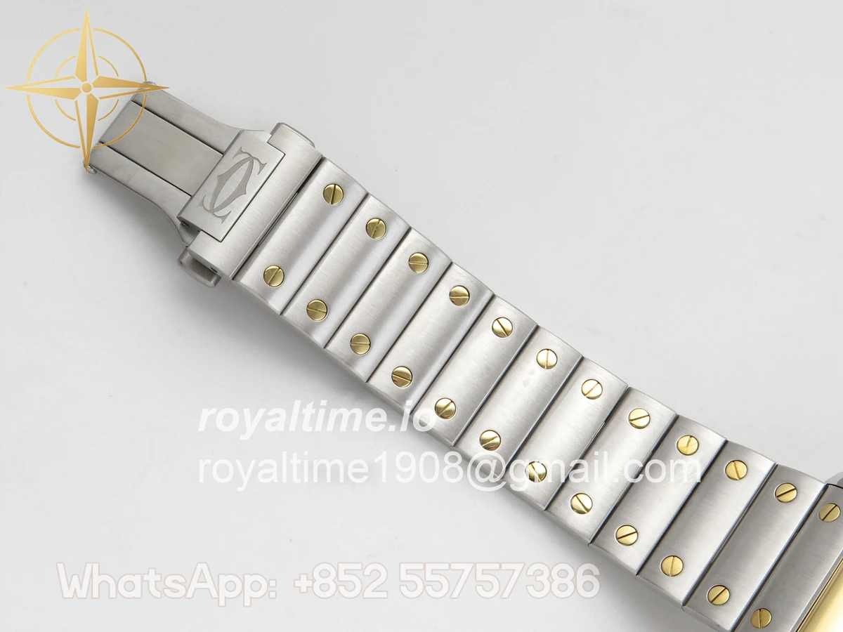 Cartier Santos de Cartier Skeleton SS MLF Skeleton Green Dial on SS SmartLink Bracelet 9611MC - Image 18