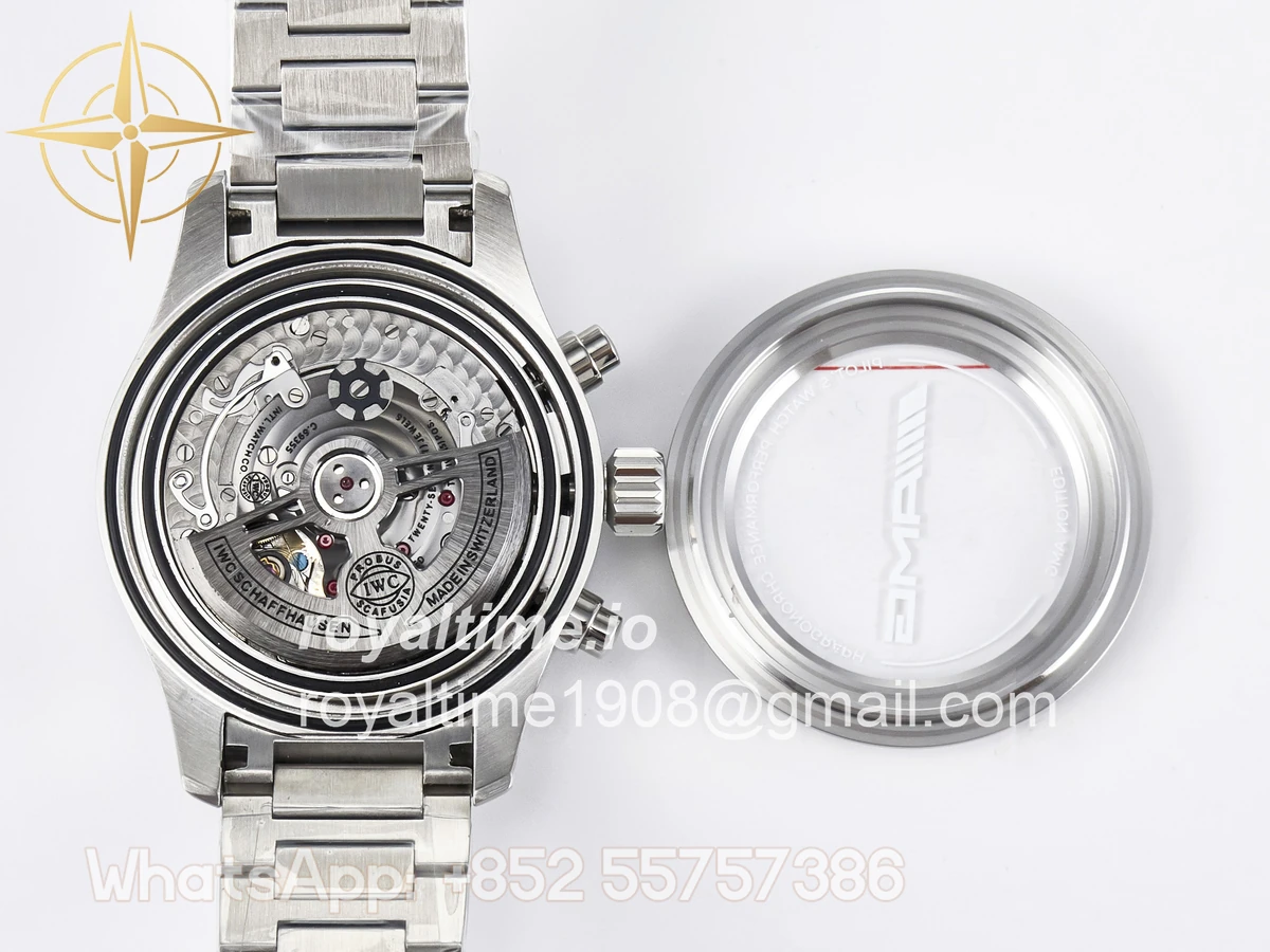 IWC Pilot’s Watch IW388307 BLSF Performance Chronograph 41mm Mercedes-AMG F1 Team SS Black Dial On Stainless steel bracelet A7750 to 69385 - Image 18