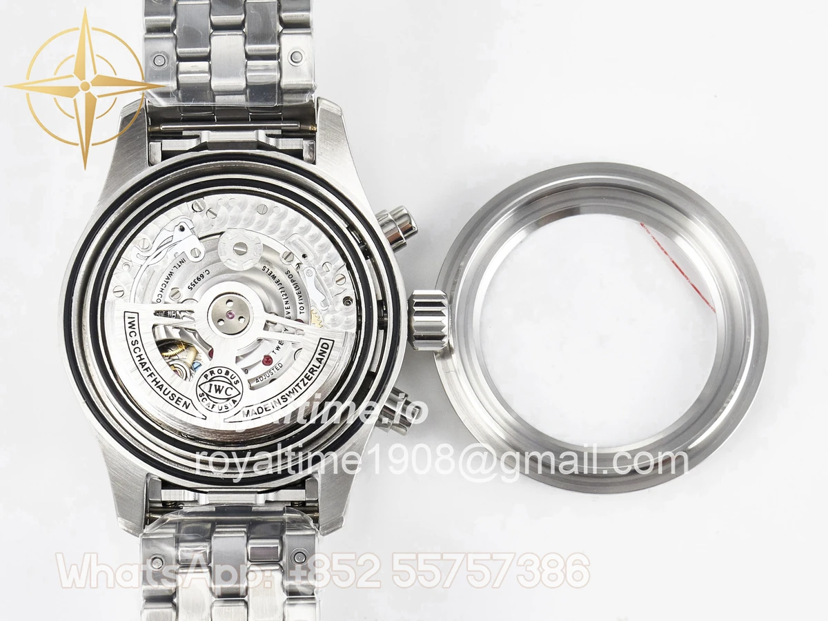 IWC Pilot’s Watch IW388107 BLSF Performance Chronograph 41mm Chinese New Year Special Edition SS Red Dial On Stainless steel bracelet A7750 to 69385 - Image 18