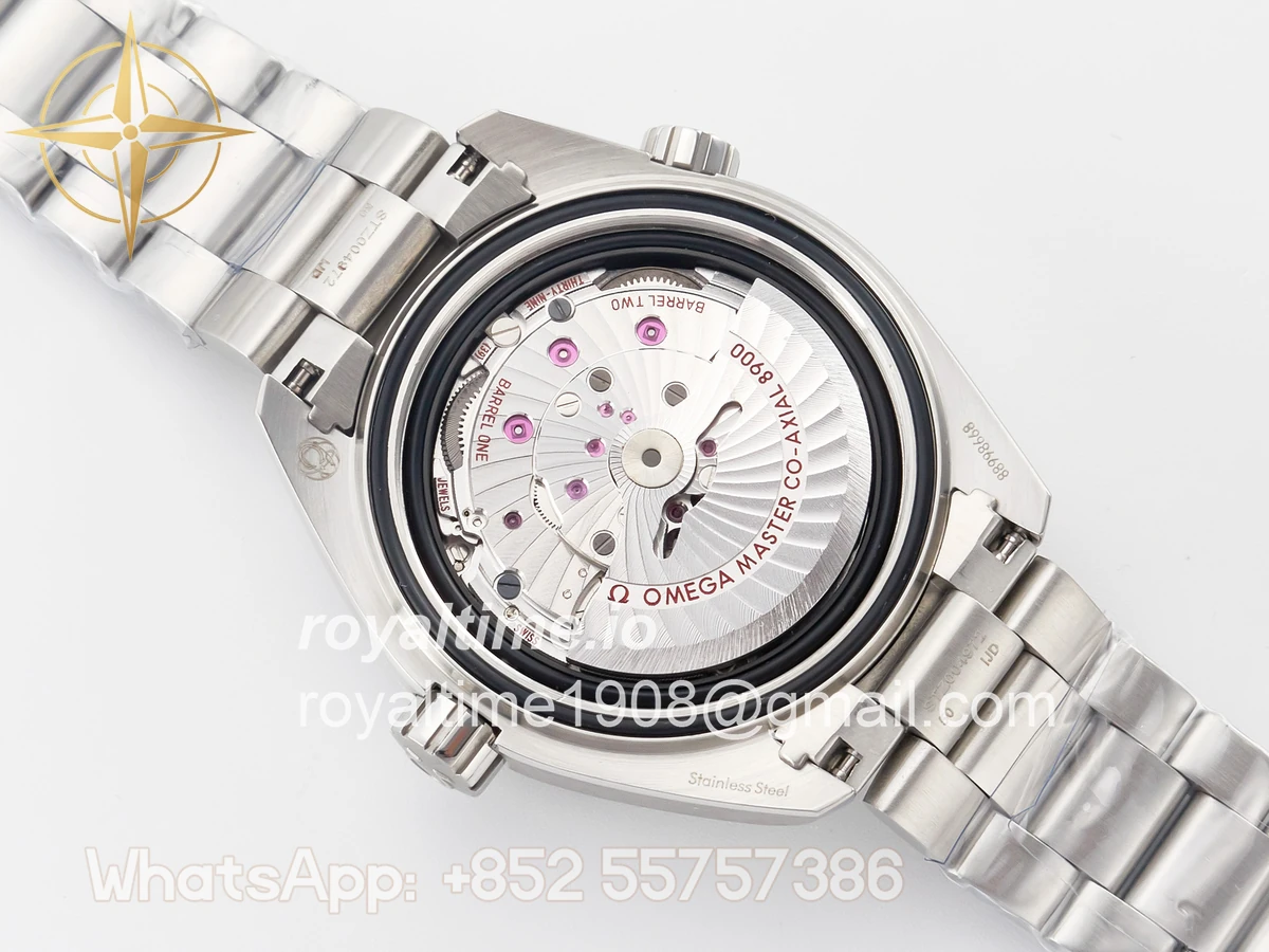 Omega Planet Ocean 600M 39.5mm VSF Black Dial Black Ceramic Bezel on SS Bracelet A8800 - Image 18