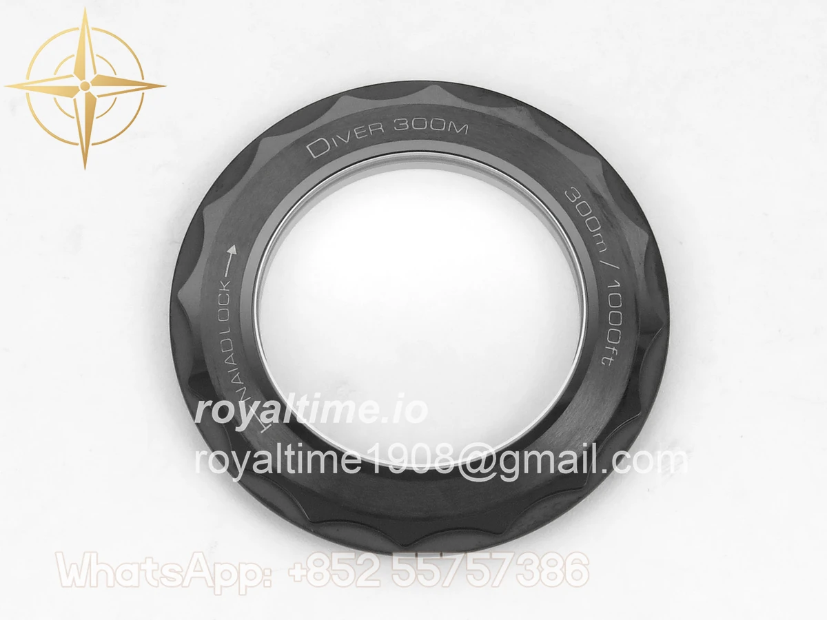 Omega Seamaster Diver 300M Black Ceramic Bezel RG ORF Black Dial On Black Rubber Strap OR8806 - Image 18