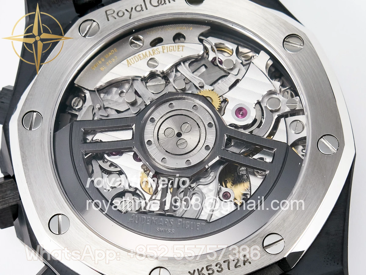 Audemars Piguet Royal Oak Chrono 26240 Black Ceramic APSF on Ceramic Bracelet SA4401 - Image 18