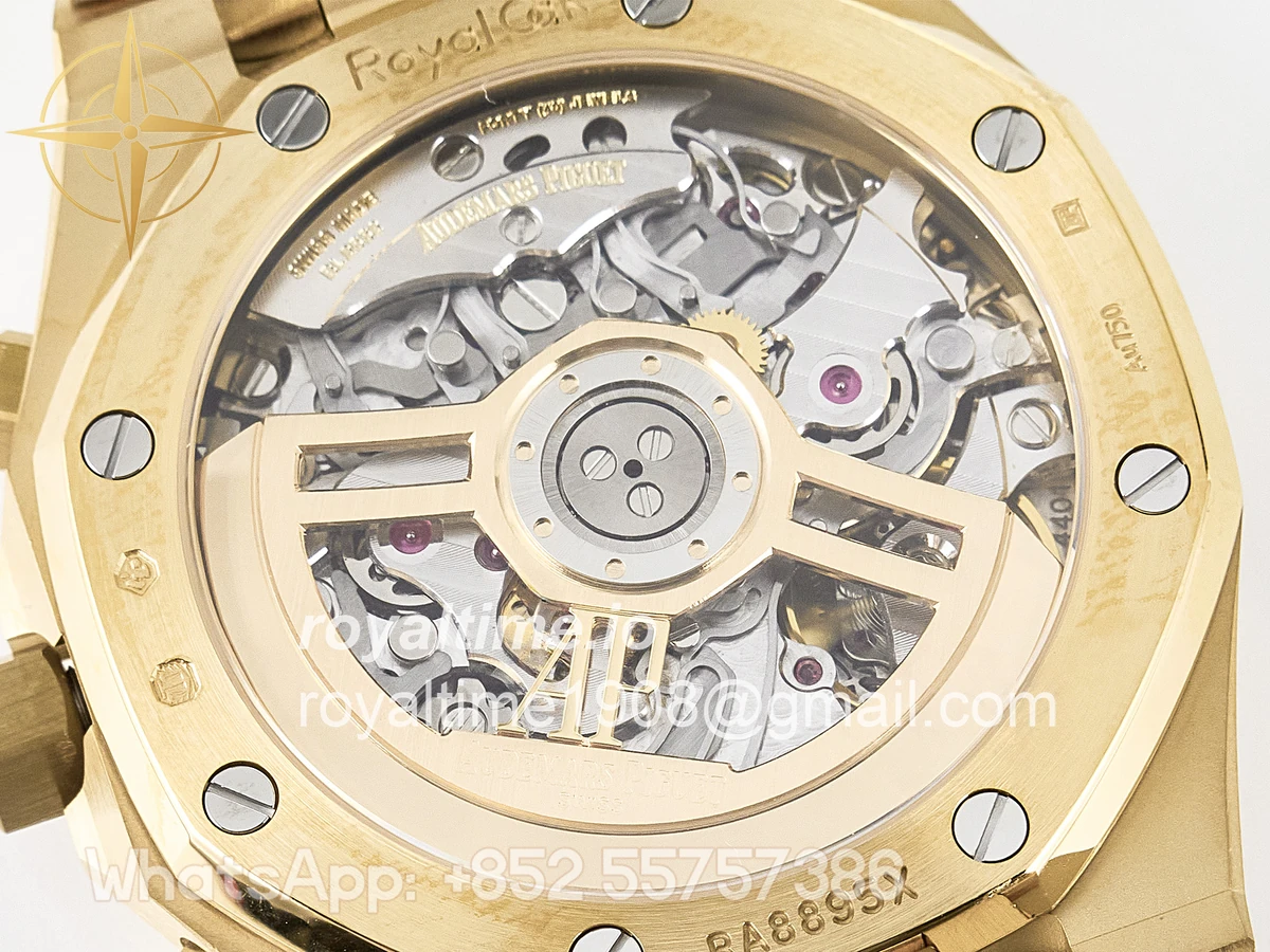Audemars Piguet Royal Oak Chrono 26240 Frosted YG APSF YG Dial on Bracelet SA4401 - Image 18