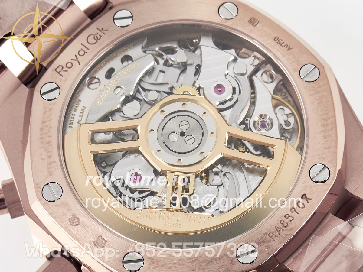 Audemars Piguet Royal Oak Chrono 26240 RG APSF Blue Dial on RG Bracelet SA4401 - Image 18