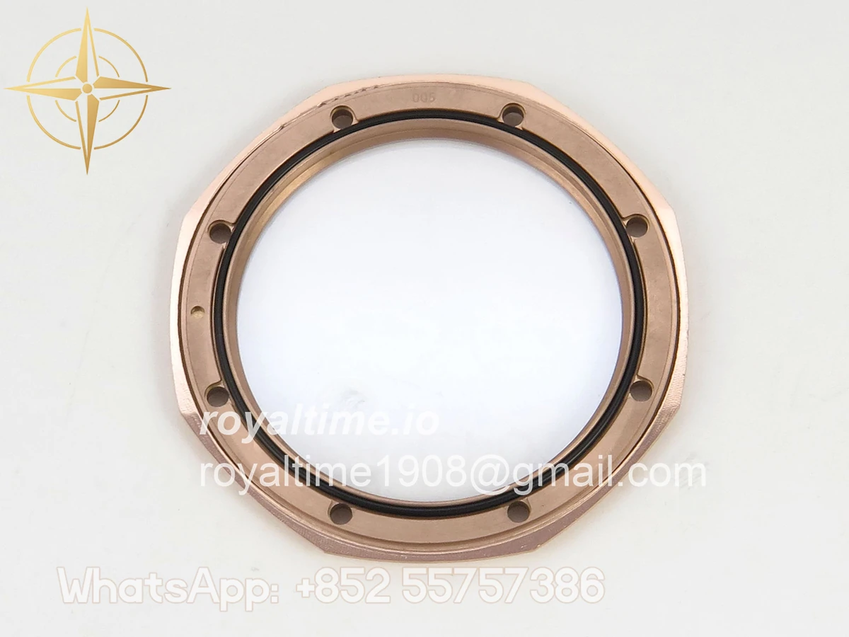 Audemars Piguet Royal Oak Chrono 26240 RG DDF Black Dial on Black Leather Strap DD4401 Gain Weight (SW Dial) - Image 18