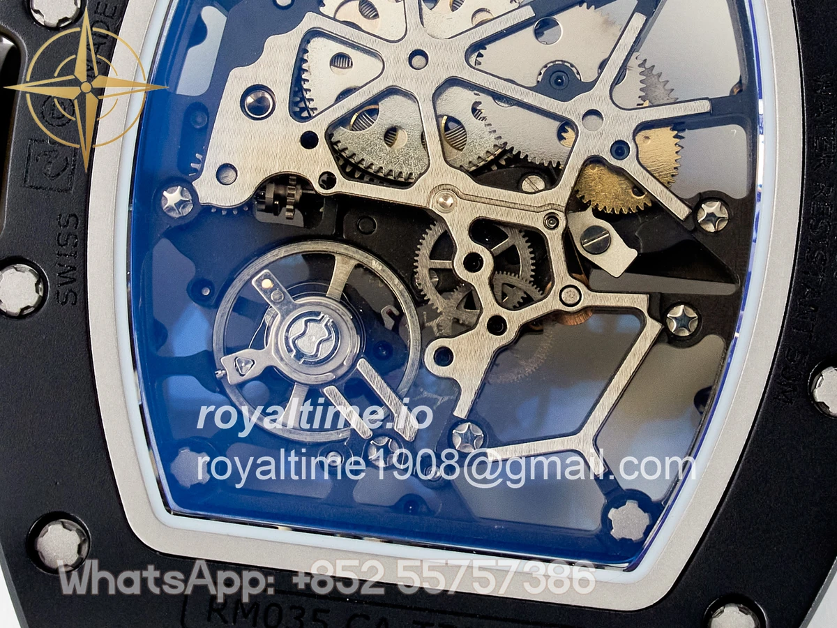 Richard Mille RM035-02 Black Ceramic SONIC Skeleton Dial on Black Rubber Strap RMUL1 - Image 18