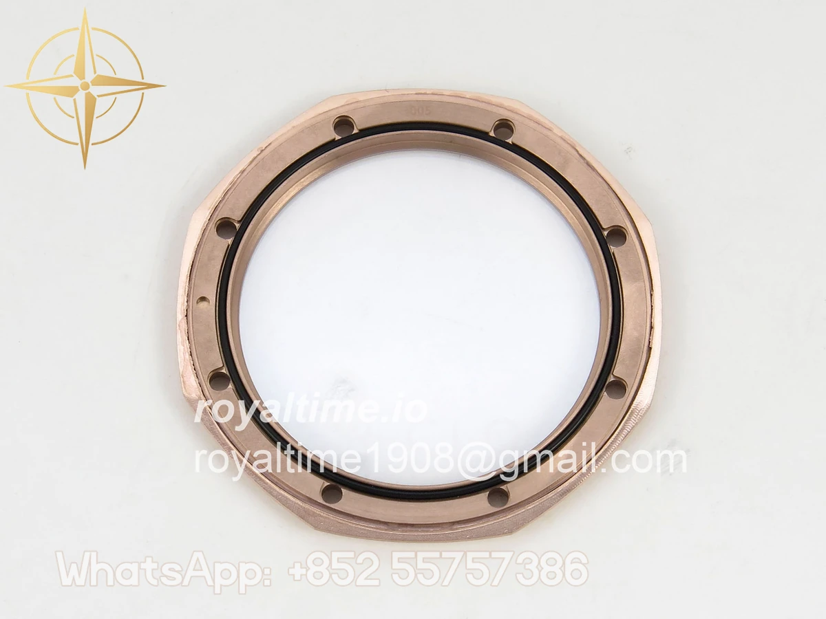 Audemars Piguet Royal Oak Chrono 26240 RG DDF Blue/RG Dial on Blue Leather Strap DD4401 (SW Dial) - Image 18