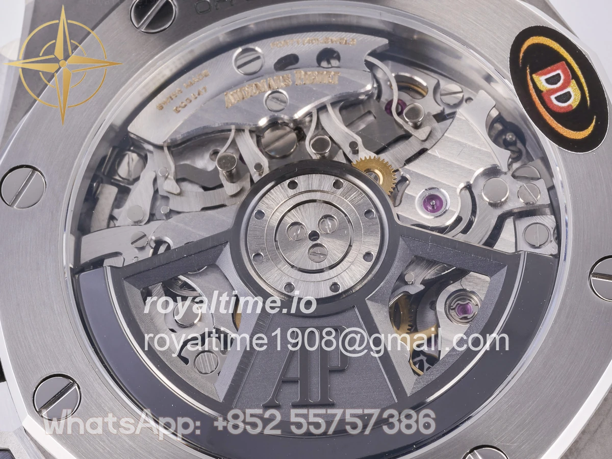 Audemars Piguet Royal Oak Offshore 43mm 26420so SS DDF Black/White Dial on Black Rubber Strap DD4401 - Image 18
